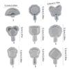 UV Resin Molds Fan Shaped Keychain Mould Vintage Fan Sand Moulds DIY Crafts Mold Silicone Material for DIY Hand-Making