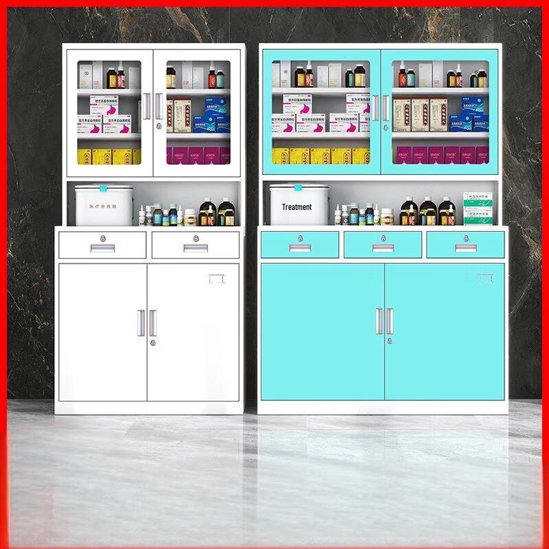 Stainless Steel Medical Treatment Cabinet with Doors
