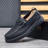 Men's Shoes Autumn and Winter New Men's Casual Leather Shoes Men's British Wind Shoes Men's One-pedal Leather Shoes Men