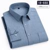 Luxury Hight Qulity 100%Cotton Long-sleeve Shirts for Men Slim Fit Casual Plaid Shirt Houndstooth Office Clothes Elegant Tops