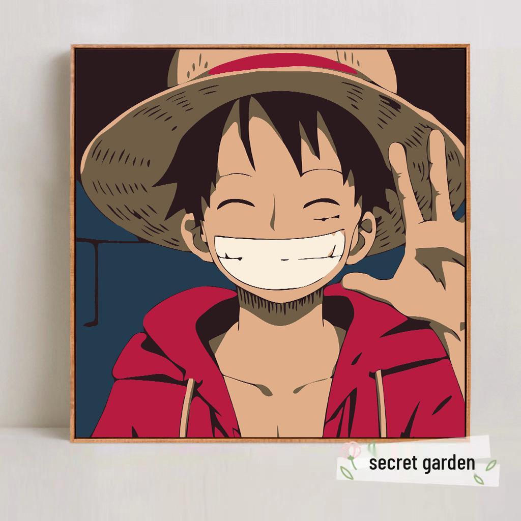 Kit Pittura ad Olio Digitale Anime Demon Slayer Fai da Te per Bambini