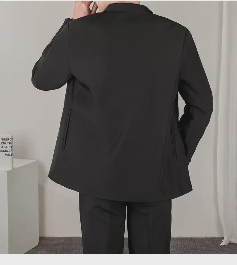 Men's Autumn Casual Korean Style Business Suit Jacket - Trendy Hong Kong Inspired All-Match Design