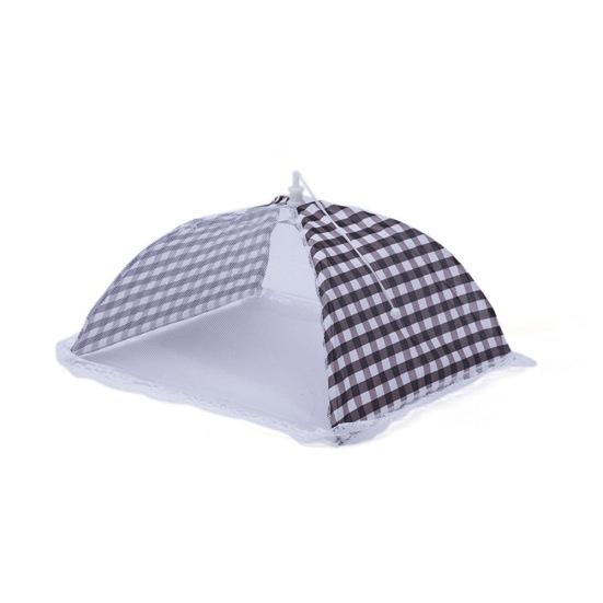 Foldable Square Mesh Umbrella Dust-proof Table Food Cover Anti-fly Kitchen Tool