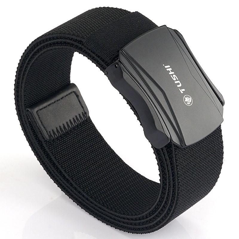 Aluminum Alloy Outdoor Nylon Belt Tooling Men s Pants Training Elastic 120cm чёрный