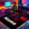 Custom Name Personalized Huggy Wuggy Print Carpet, Versatile Home Decor Rug, for Playroom, Apartment, Balcony, Entryway, Hallway Gift