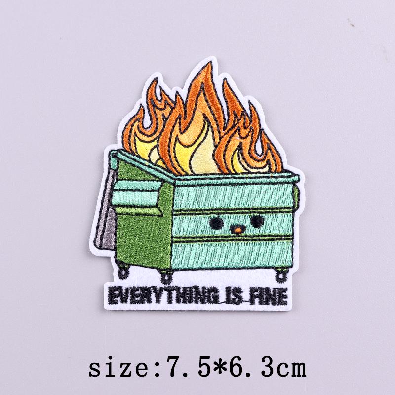 Little Yellow Duck Embroidery Patches For Clothing Hip Hop Animal Patch Iron On Patches On Clothes Fusible Patch Stickers Badges