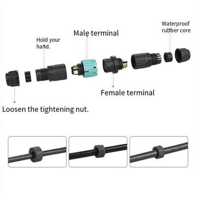 Lange mechanische Lebensdauer 500+ Mal Nutzung Inline-Kabelstecker SP13