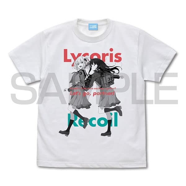 

2D Cospa Licorice Recoil Senzoku Takina WHITE XL size & T-shirt