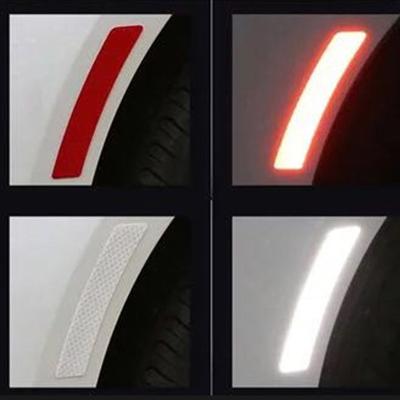 Reflexní samolepka na náboj kola auta, reflexní proti poškrábání, noční bezpečnostní varování, dekorativní pruh na kolo pro auto