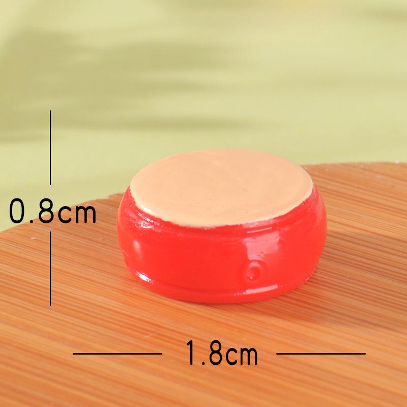 

Микро-ландшафт Маленькие украшения Листья цзунцзы Миниатюрные изделия из смолы Big drum