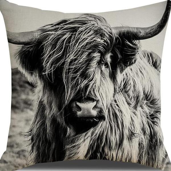 

Новая креативная мультяшная наволочка с изображением животного коровы с фермы, украшение для дома, гостиная, подушка для автомобиля 45 * 45Cm (without pillow core)