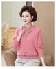 Autumn/Winter Loose Knit Wool Sweater for Middle-Aged and Elderly Women