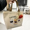 Neue Damen Canvas Handtasche: Arbeit, Student, Mittagessen Aufbewahrung, Geschenktasche