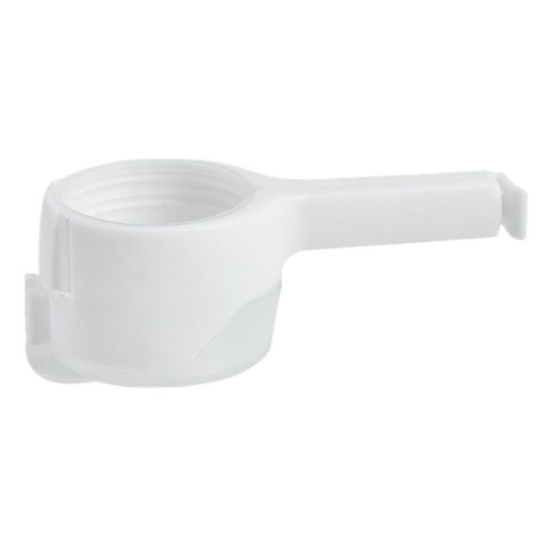 

ABWR-Kitchen Bag Clips For Food Storage With Pour Spouts- Sealing Clips Designed For Cats Dogs, Plastic Organizer Included White білий