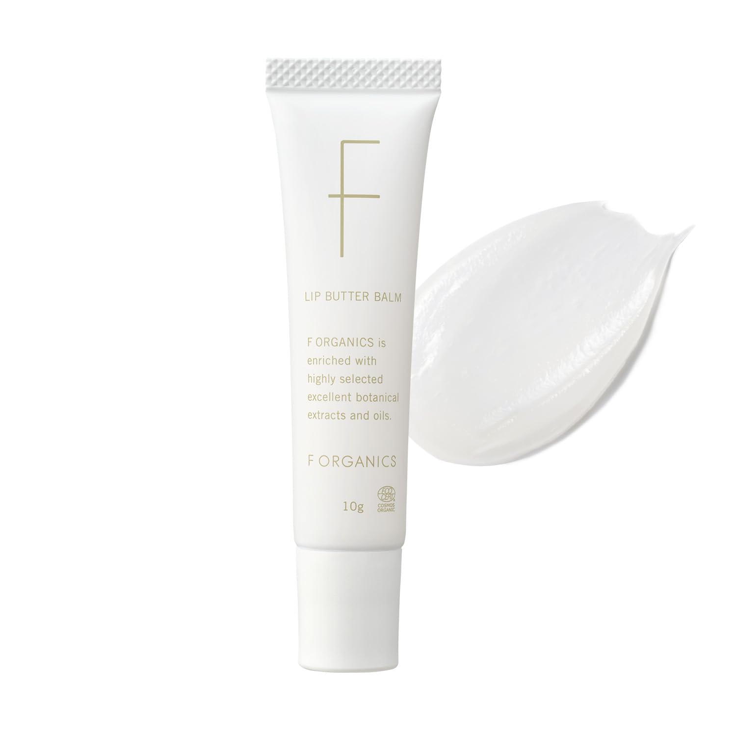 F organics Lip Butter Balm Moisturizing Lip Contains Natural Relaxing Herb Scent 10g, Colorless, Balm, Plant-Based Butters,