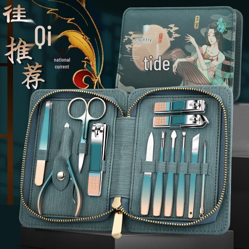 

Профессиональный подарочный набор для маникюра: Кусачки для ногтей, Кусачки для вросших ногтей, Ножницы и инструменты для ногтей