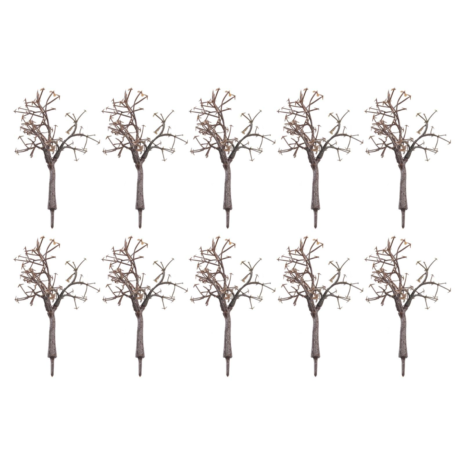 

10pcs 12cm Scenery Landscape Model Bare Tree Trunk Simulation Plant Decoration For Garden Decor Home Room Decor