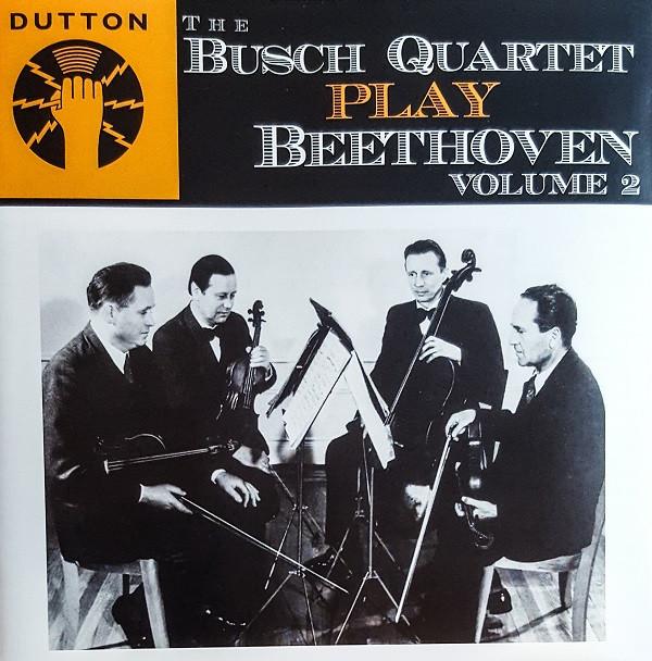 

CD BUSCH QUARTET Beethoven Volume 2 CDBP9773 Dutton 2007 UK Classical Used
