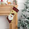 Hanging Christmas Stocking Pendant Xmas Gift Bag Christmas Gift Socks  Christmas Decor