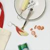 Peeled Apple Shaped Keychain