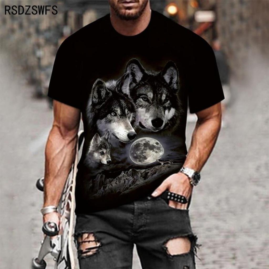 Funny Novelty 3D Print Short Sleeve T-Shirt, Fake Muscle Overalls Design