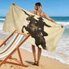 RDR Print Beach Towel, Large Soft Quick Dry Towel for Beach Camping Swimming