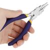 Round Nose Six-section Pliers Carbon Steel Jewelry Pliers Multi-Size Wire Looping Forming Pliers Making Jewelry Hand Tools