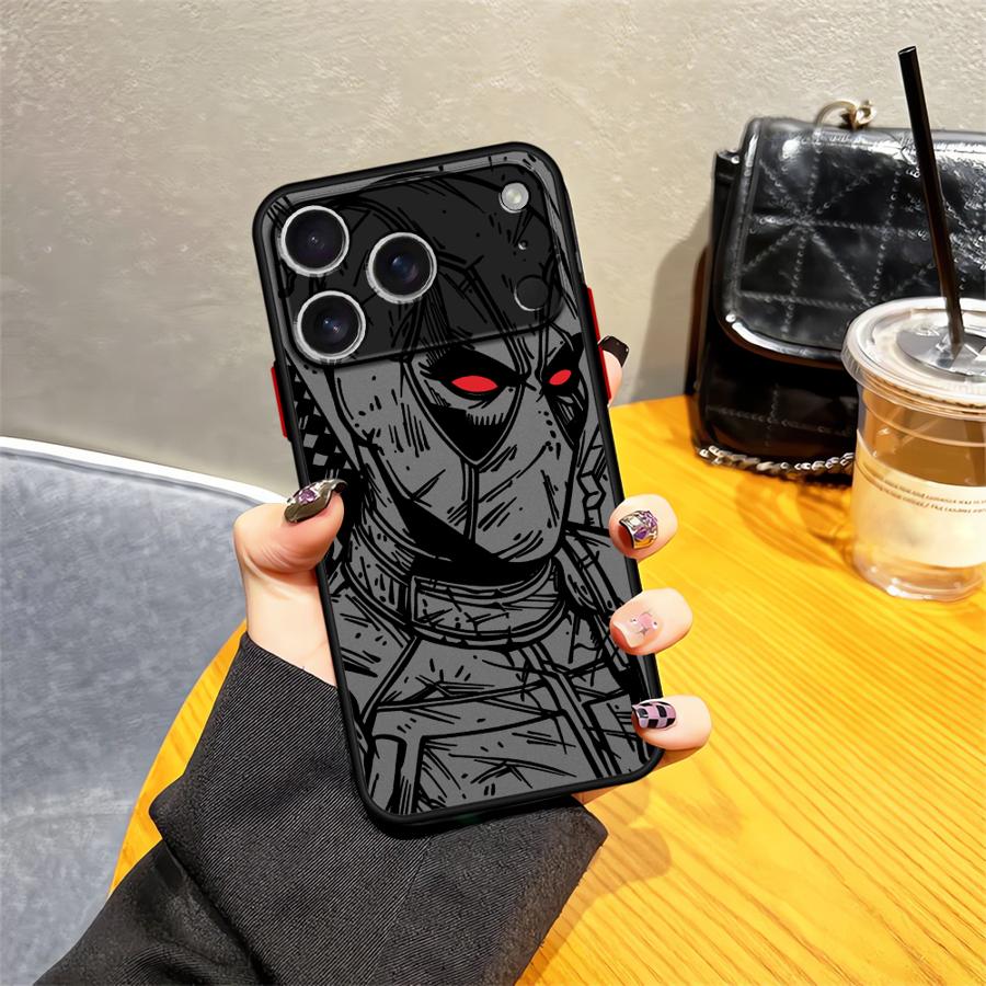 Marvel Deadpool Ironman Case for iPhone 17 Pro Max 14 XS XR 11 15 12 7 8 SE 16 Plus Air 13 Mini 17e Back Phone Cover