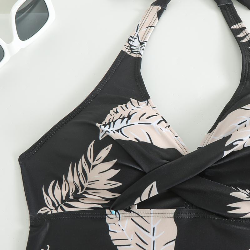 Swimdress Swimsuit Sexy Hanging Neck Split Swim Bikin Hanging Neck Bikini Swimming Costume