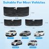 Windshield Sun Shade Umbrella, Portable Foldable, Spring Structure Wind Shield, Front Window Sunshade, Protect From Sun Rays Car Windshield,
