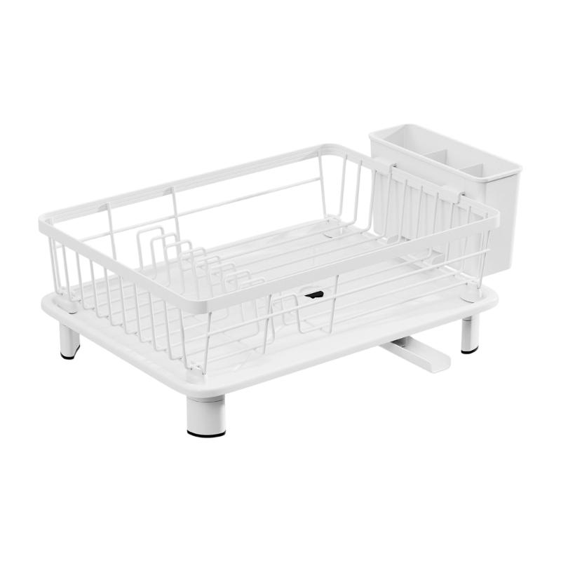 Useful Kitchen Storage Unit With cycle Turning Drain Pan And Reinforced Steel Structure For Plates Organization белый 2150₽