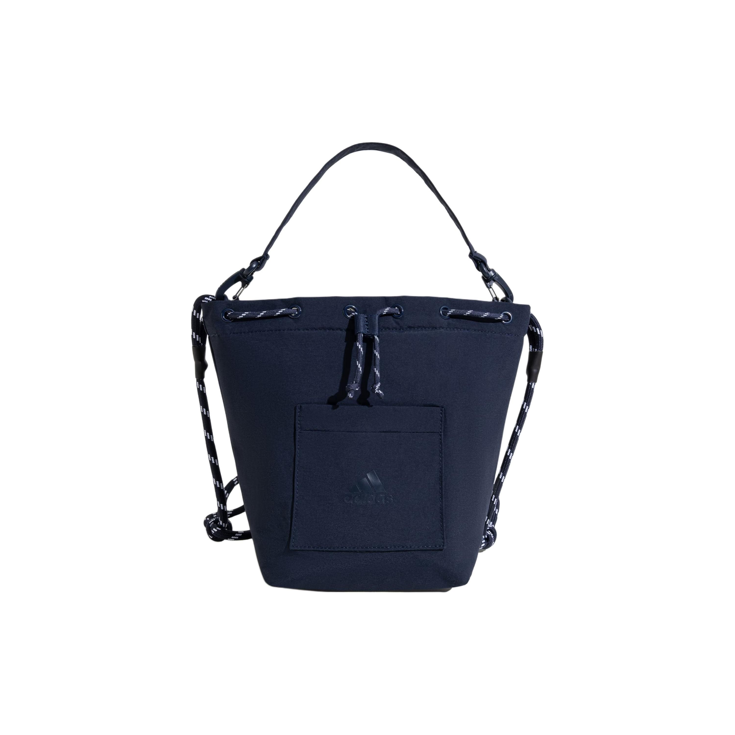 Adidas Multifunctional Portable Large Capacity Nylon Shoulder Crossbody Bucket Bag Women Bags Legendary-Ink-Blue JJ2082 Legend Ink