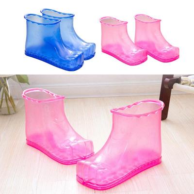 Foot Spa Soak Shoes Anti-Slip Massage Foot Bath Boots Portable Household Foot Soaker Heatproof Foot Soaking Shoes For Foot