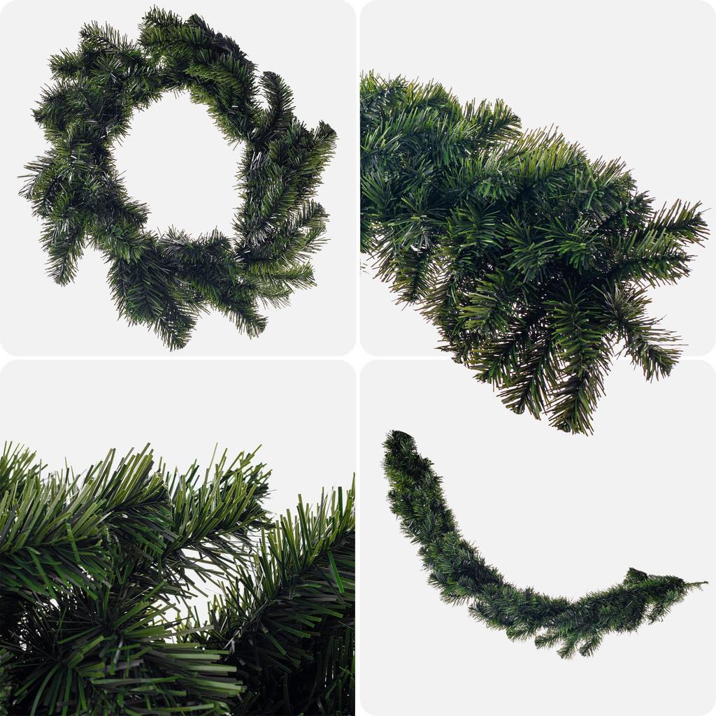 KADAX Weihnachtsbaumgirlande 100 cm Grün