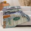 Fashion print Dolar Dolar Blanket For Sofa Office Bed Plane Travel Sleep Read Relax Camping Soft And Warm