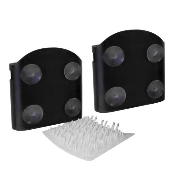 

Hair Collector Wall Mounted Hair Collection Box Reusable Hair Collector with Suction Cup for Bathroom Shower Bathtub Wall чёрный