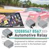 4 Pcs 12088567 8567 Automotive Relay - 12VDC 30A 4-Pin, High-Performance Automotive Relay 12088567 Fit For Buick, Cadillac, Chevrolet, GMC - OEM