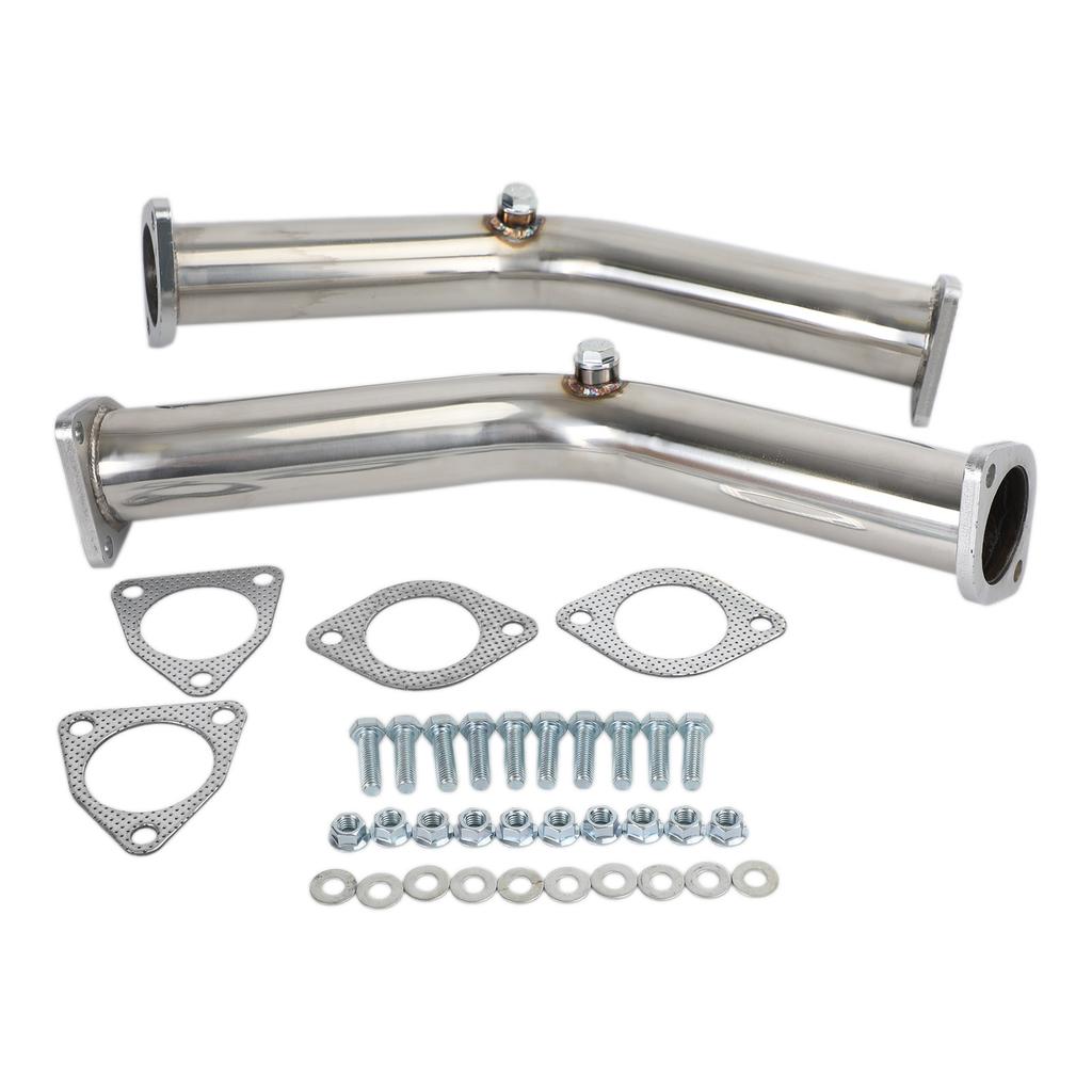 2 Test Pipes Decat Non Reson Straight Exhaust For Nissan 350Z Infiniti G35 FX35