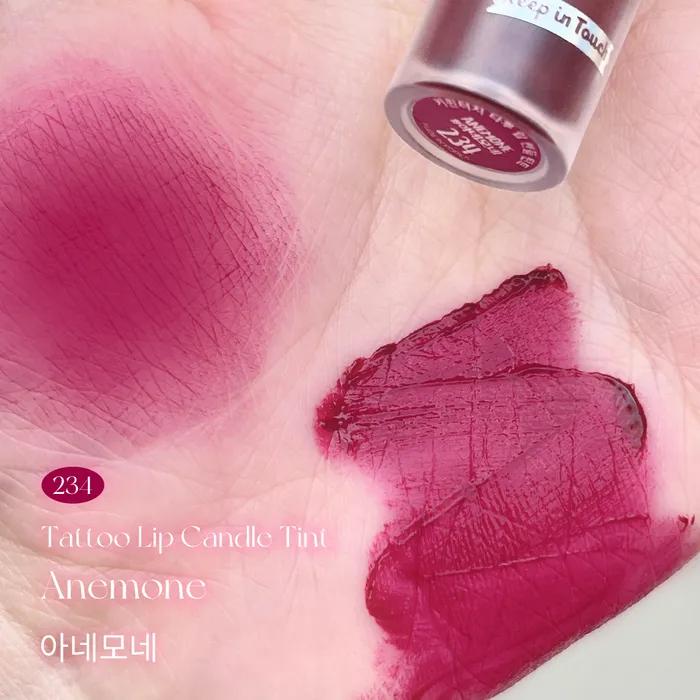 [1+1] Vegan Tattoo Lip Candle Tint 10color