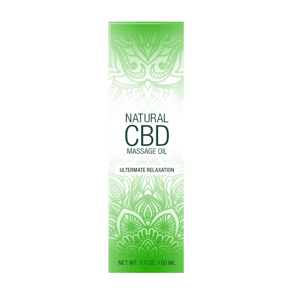 Natural CBD Massage Oil 50ml Pharmquests shots