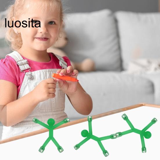 Mini Man Magnetic Toy, Fun Novelty, Durable Safe, Lovely Creative, Multicolor, Travel Matchstick Men for Kids