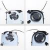 CPU GPU Fan Laptops Cooling Fan DC5V 4Pin 4wires Coolers Fan for COLORFULB X15AT / X15XS 22 / X17AT Laptops Part