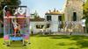 Children's Indoor Trampoline with Safety Fence for Ages 0-6