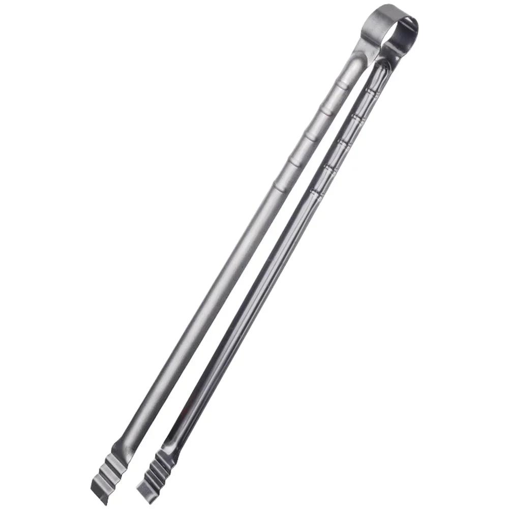 

Heat Resistant Stainless Steel BBQ Tongs with Long Handle for Barbecue and Food Serving Including For Chicken Wings and Salads