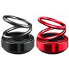 Car Perfume Ornaments Solar-Powered Double-Ring Suspended Rotating Fragrance High-End Car Interior Decoration Supplies
