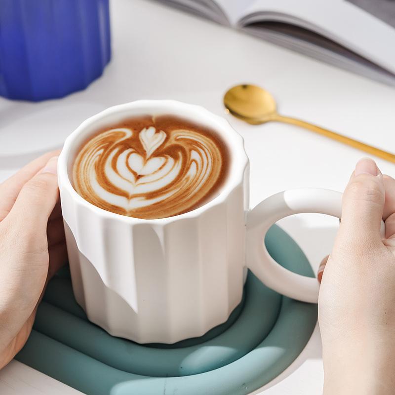 Ins Artistic Sense Cute Creative Gift Ceramic Mug, Office Souvenir Tea Cup Coffee Cup Water Cup