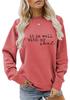 It Is Well With My Soul Round Neck Women's Long Sleeve Sweatshirt