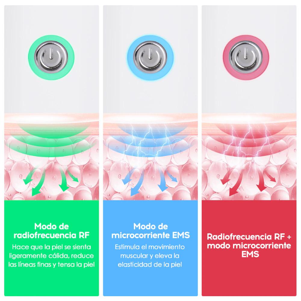 EMS Face Lifting Roller RF Double Chin V Face Shaped Facial Massager Jaw Cheek Thin Slimming Facial Lift Up Belt Skin Care Tool