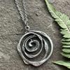 Vintage Geometric Alloy Pendant Necklace For Women With Hollow Circles And Bat Motif