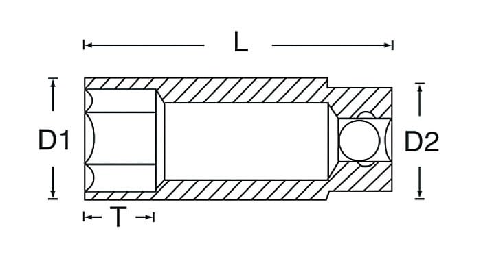 SIGNET Drive Spark Plug Socket 13220 1/2" 5/8" (Rubber)